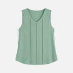 Valeniri | Women's Sleeveless Lace Tank Top Hollow Out Casual Cami