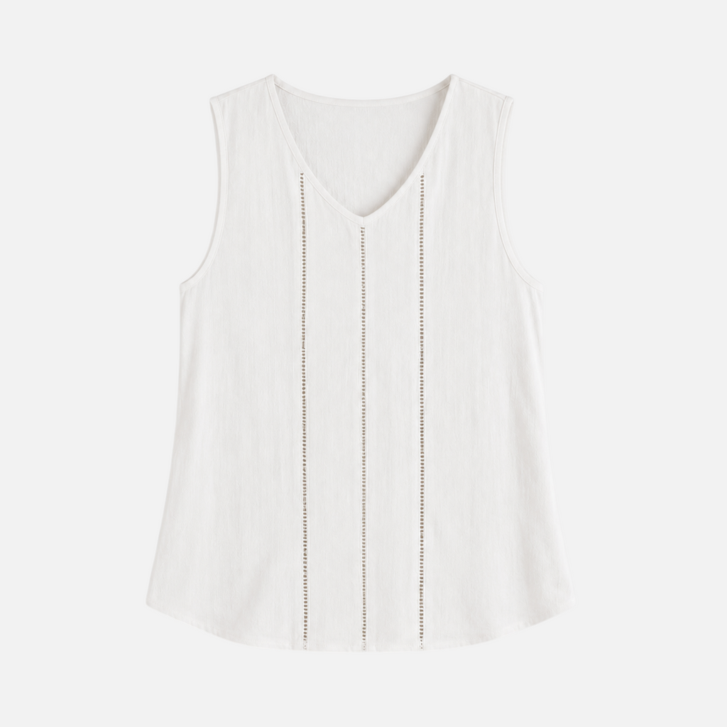 Valeniri | Women's Sleeveless Lace Tank Top Hollow Out Casual Cami