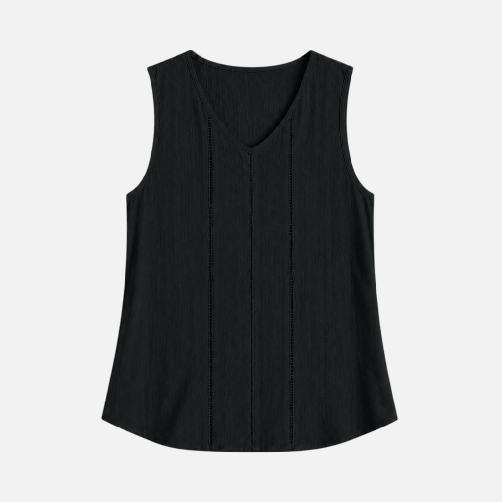 Valeniri | Women's Sleeveless Lace Tank Top Hollow Out Casual Cami