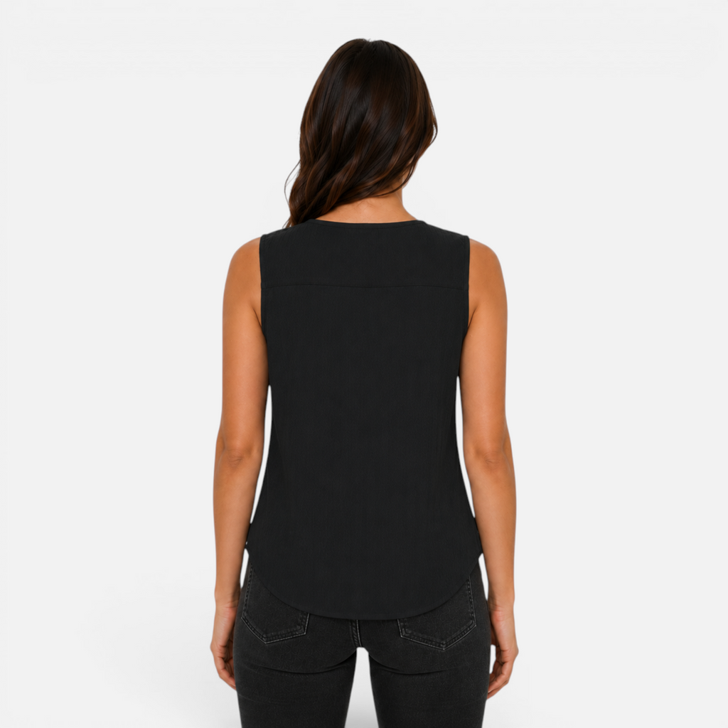 Valeniri | Women's Sleeveless Lace Tank Top Hollow Out Casual Cami