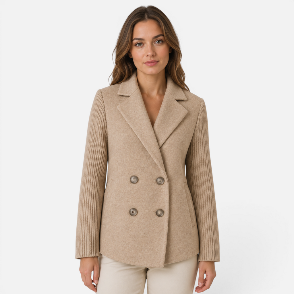 Valeniri | Women's Double Breasted Lapel Blazer Jacket Classic Fit