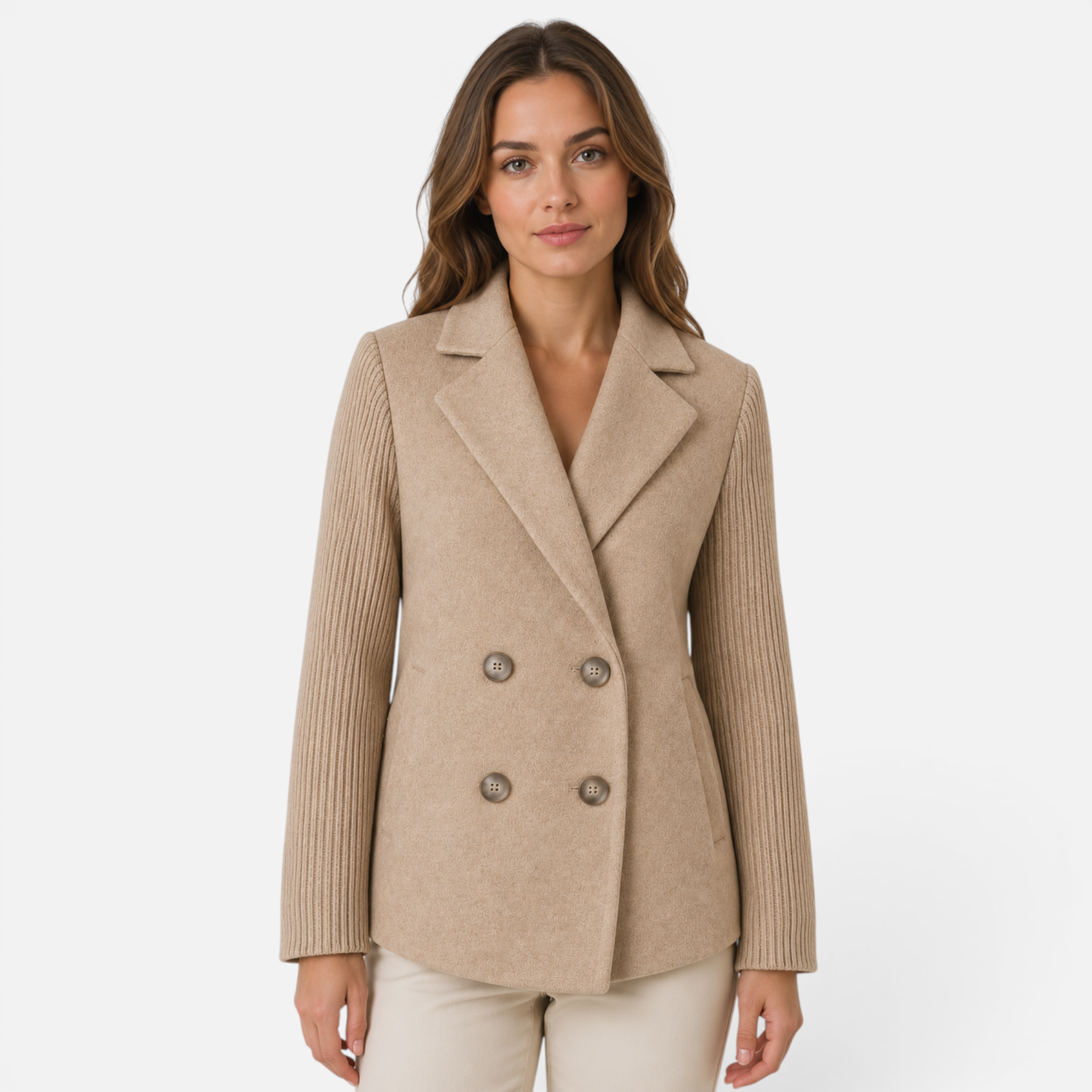 Valeniri | Women's Double Breasted Lapel Blazer Jacket Classic Fit