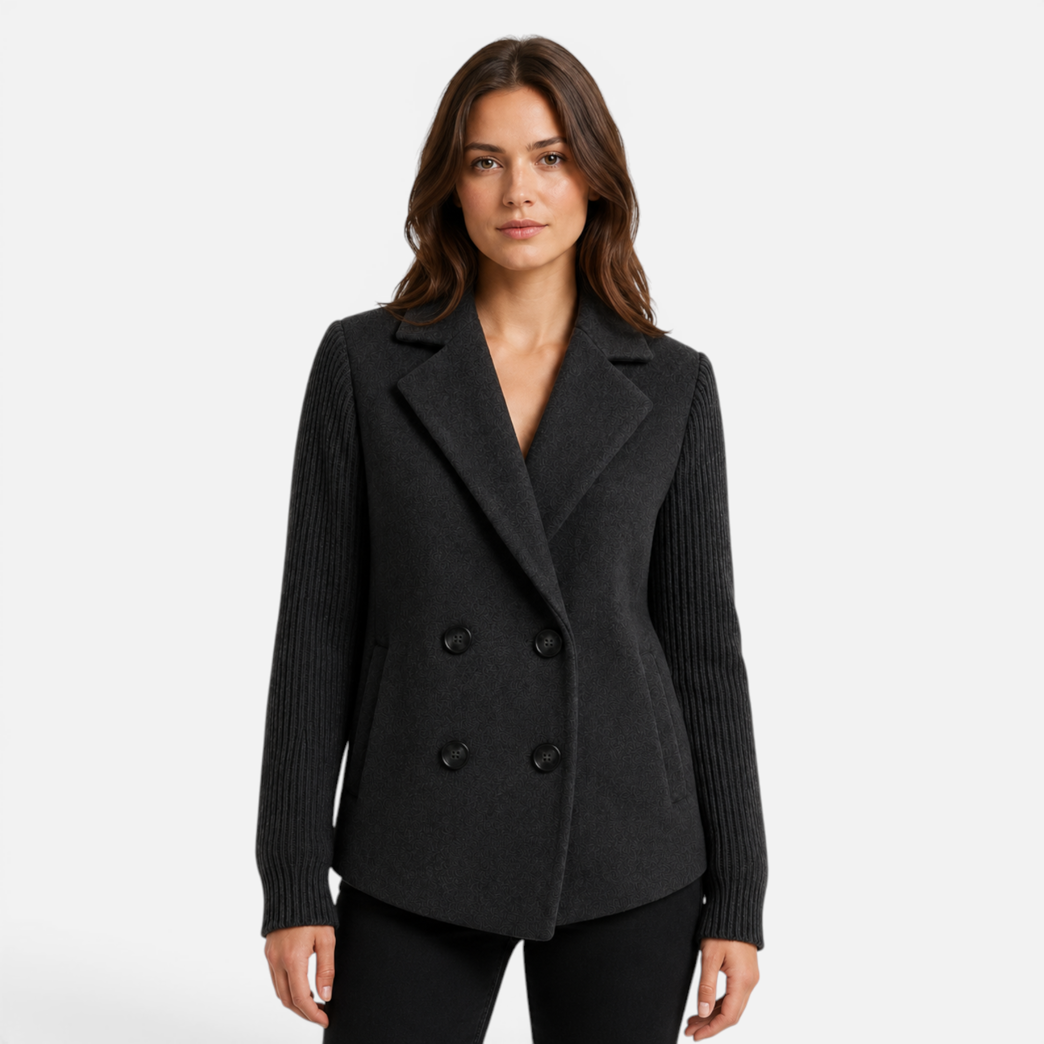 Valeniri | Women's Double Breasted Lapel Blazer Jacket Classic Fit