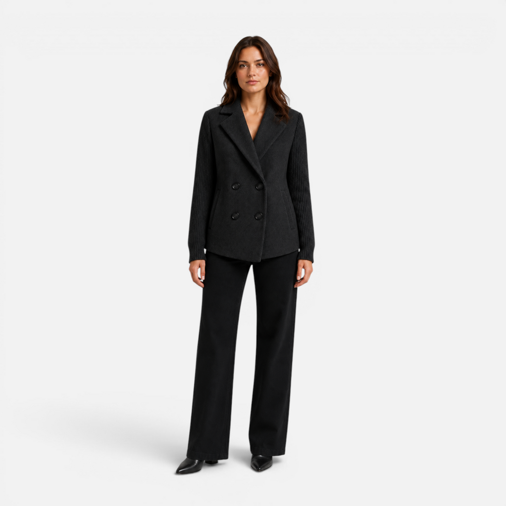 Valeniri | Women's Double Breasted Lapel Blazer Jacket Classic Fit