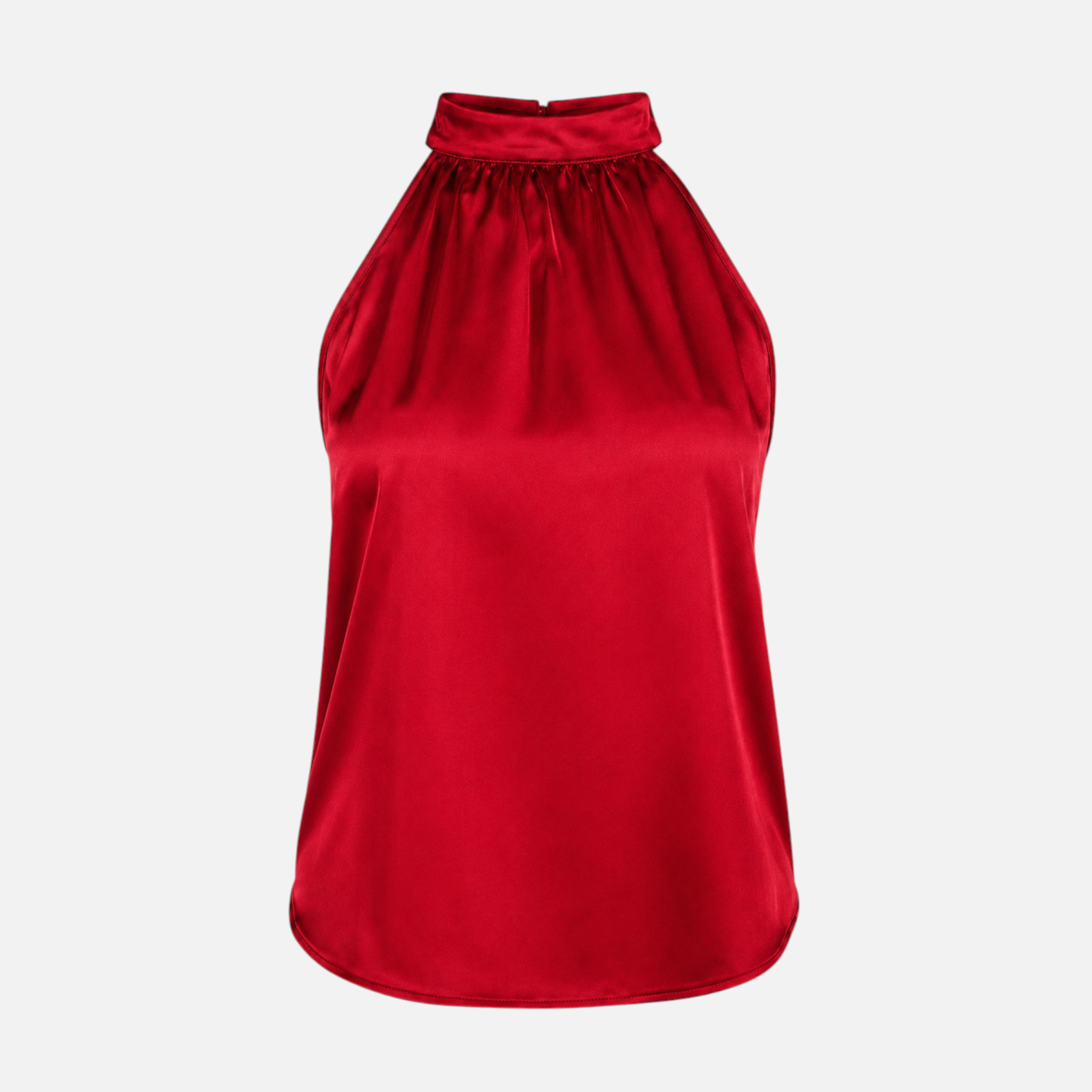 Valeniri | Women's Satin Halter Top Sleeveless Elegant Blouse