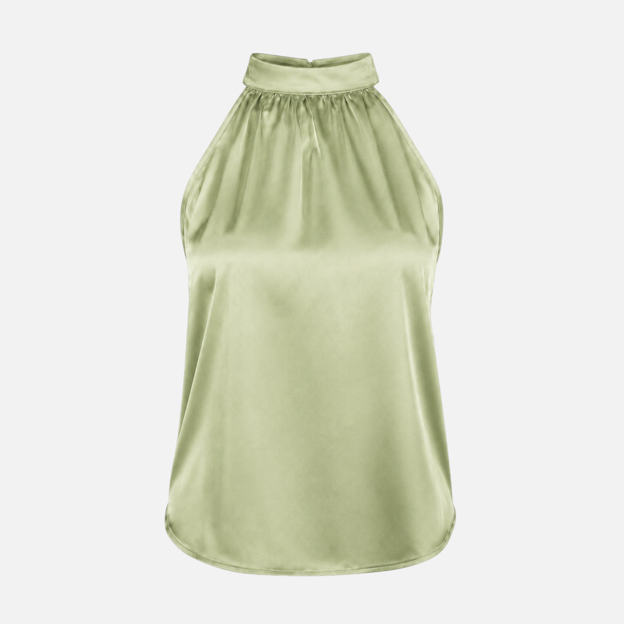 Valeniri | Women's Satin Halter Top Sleeveless Elegant Blouse