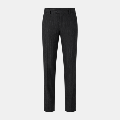 Valeniri | Men's Classic Striped Formal Trousers Tailored Fit Pants