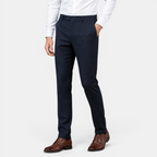 Valeniri | Men's Classic Striped Formal Trousers Tailored Fit Pants