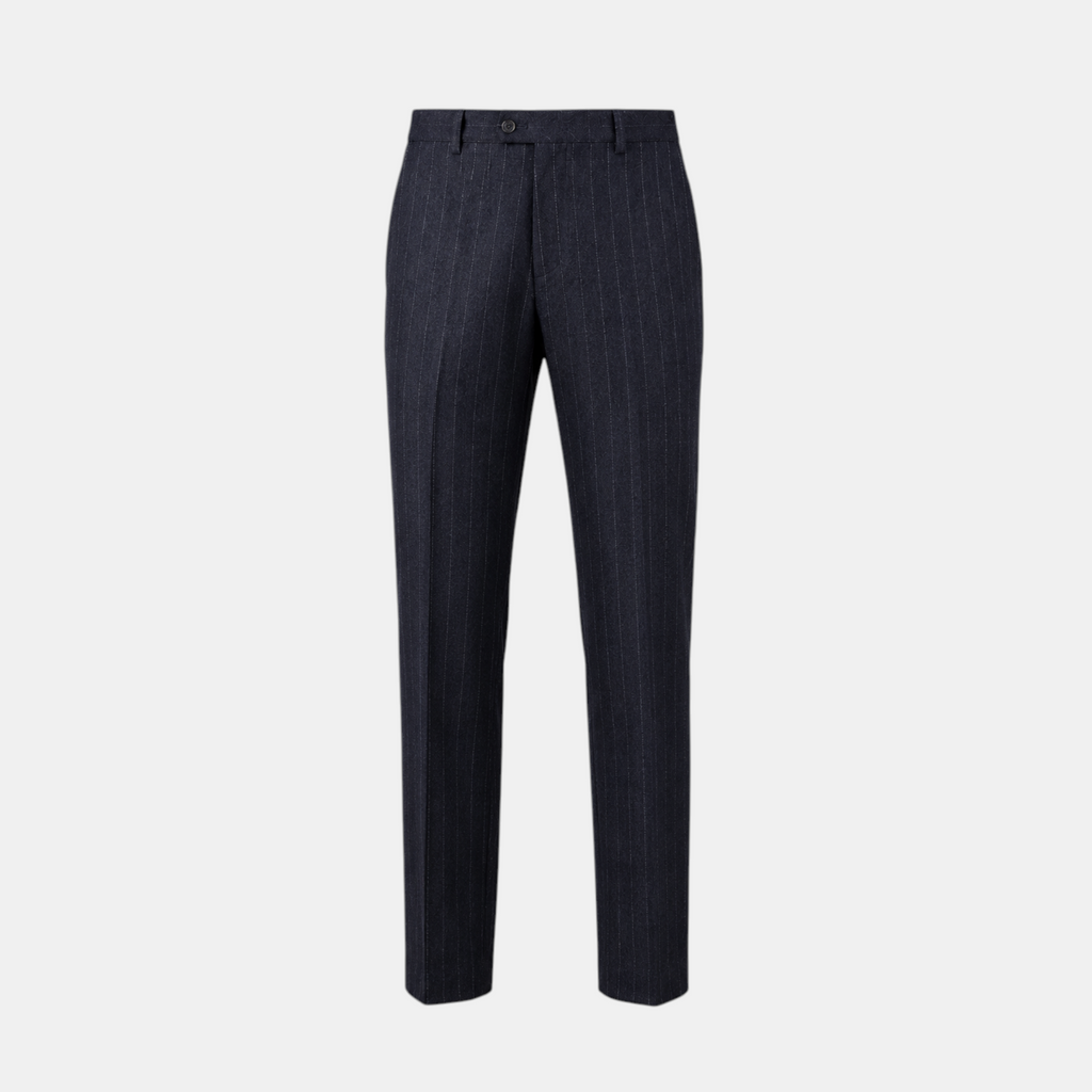 Valeniri | Men's Classic Striped Formal Trousers Tailored Fit Pants