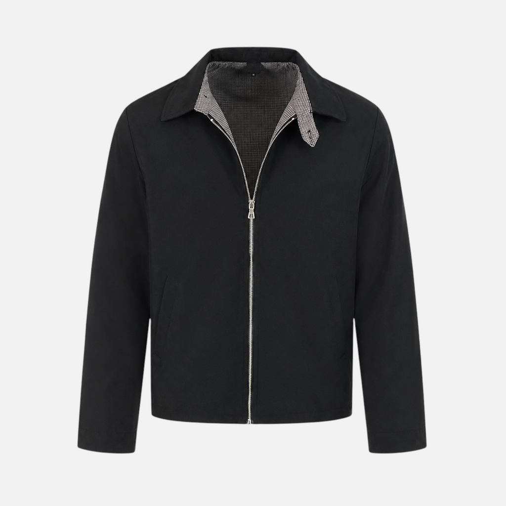Valeniri | Men's Houndstooth Summer Jacket Lightweight Tailored Casual