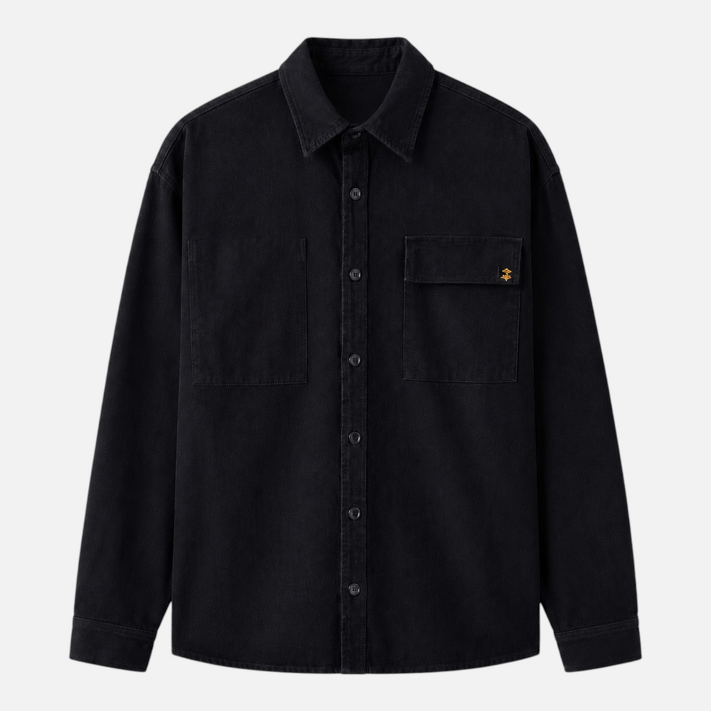 Valeniri | Men's Cotton Overshirt – Long Sleeve Jacket
