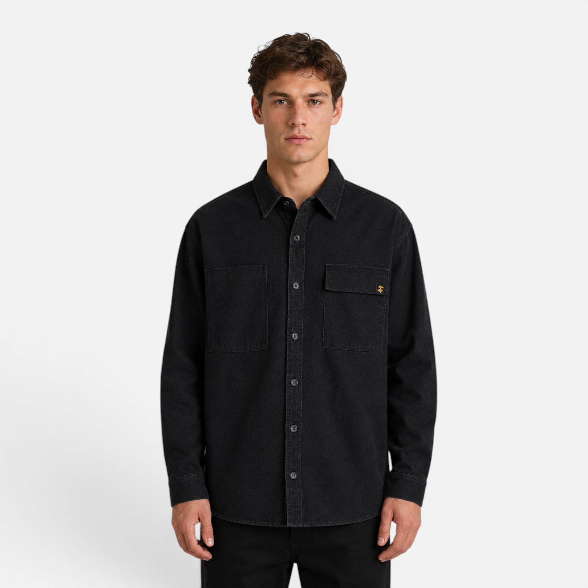 Valeniri | Men's Cotton Overshirt – Long Sleeve Jacket