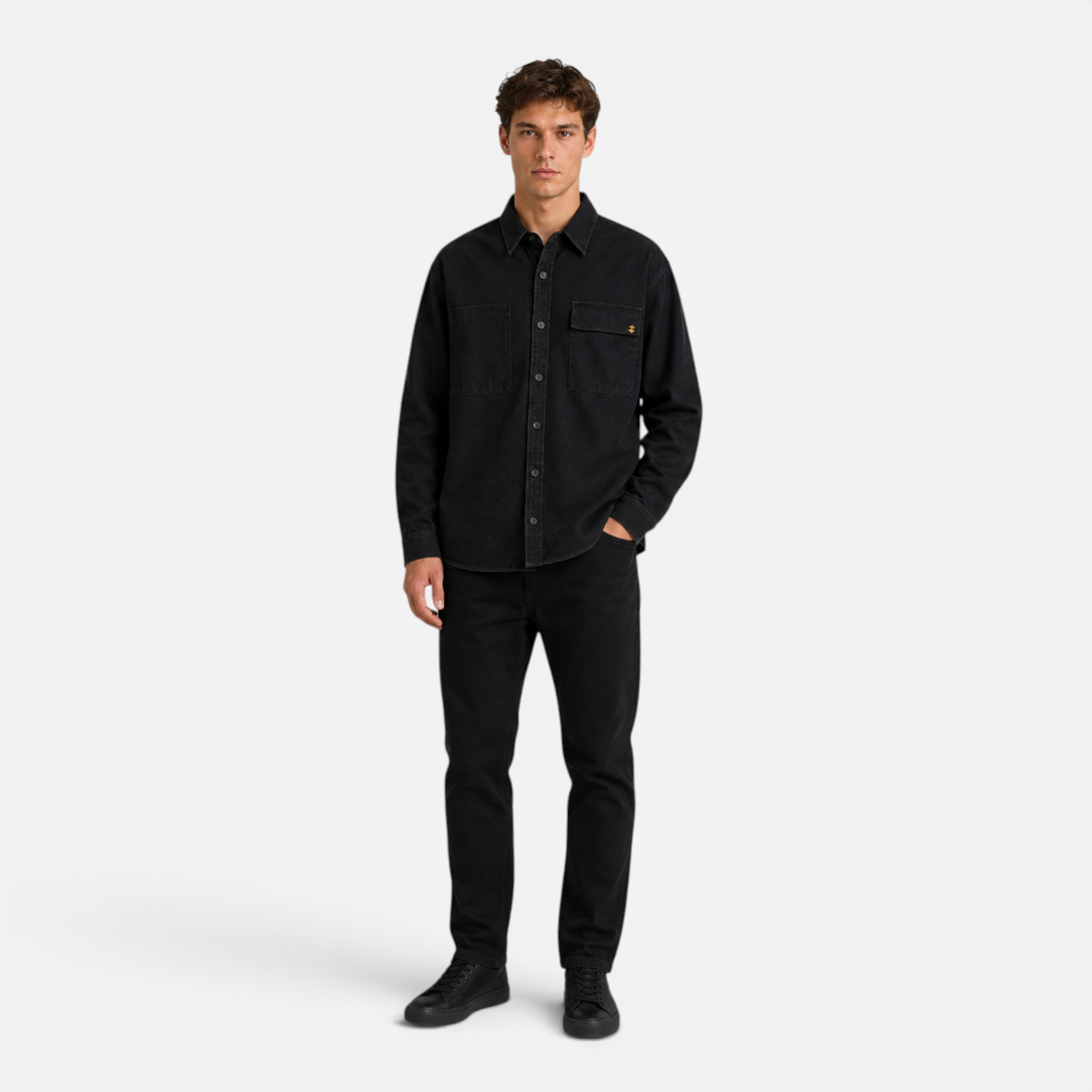 Valeniri | Men's Cotton Overshirt – Long Sleeve Jacket