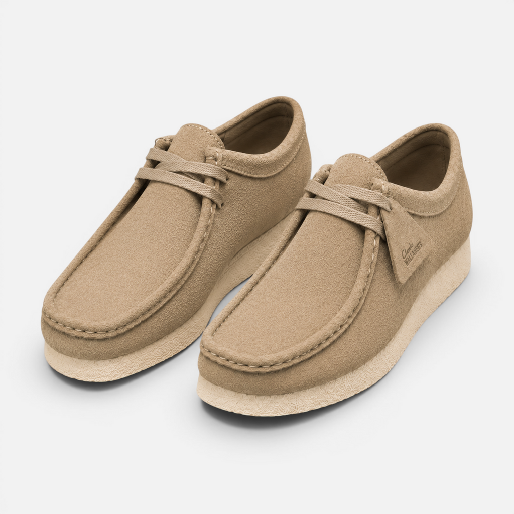 Valeniri | Men's Suede Wallabee Shoes Soft Sole Casual Moccasin Lace-Up