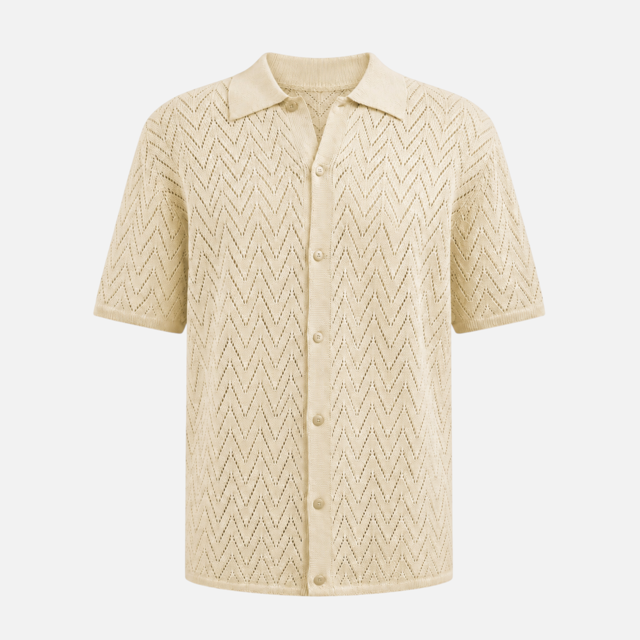 Valeniri | Men's Hollow Shirt Design Lightweight Resort Wear