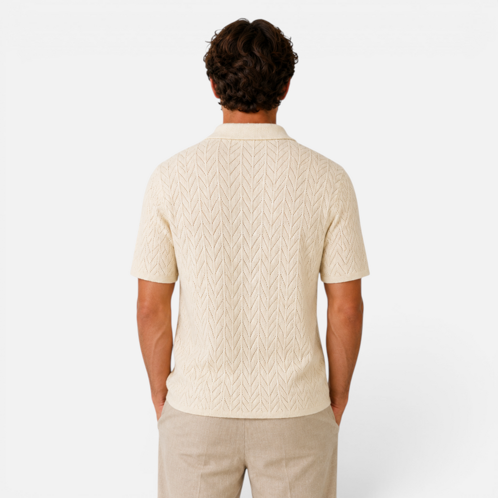 Valeniri | Men's Hollow Shirt Design Lightweight Resort Wear