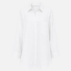 Valeniri | Women's Oversized Linen Shirt Classic Button-Up Long Sleeve