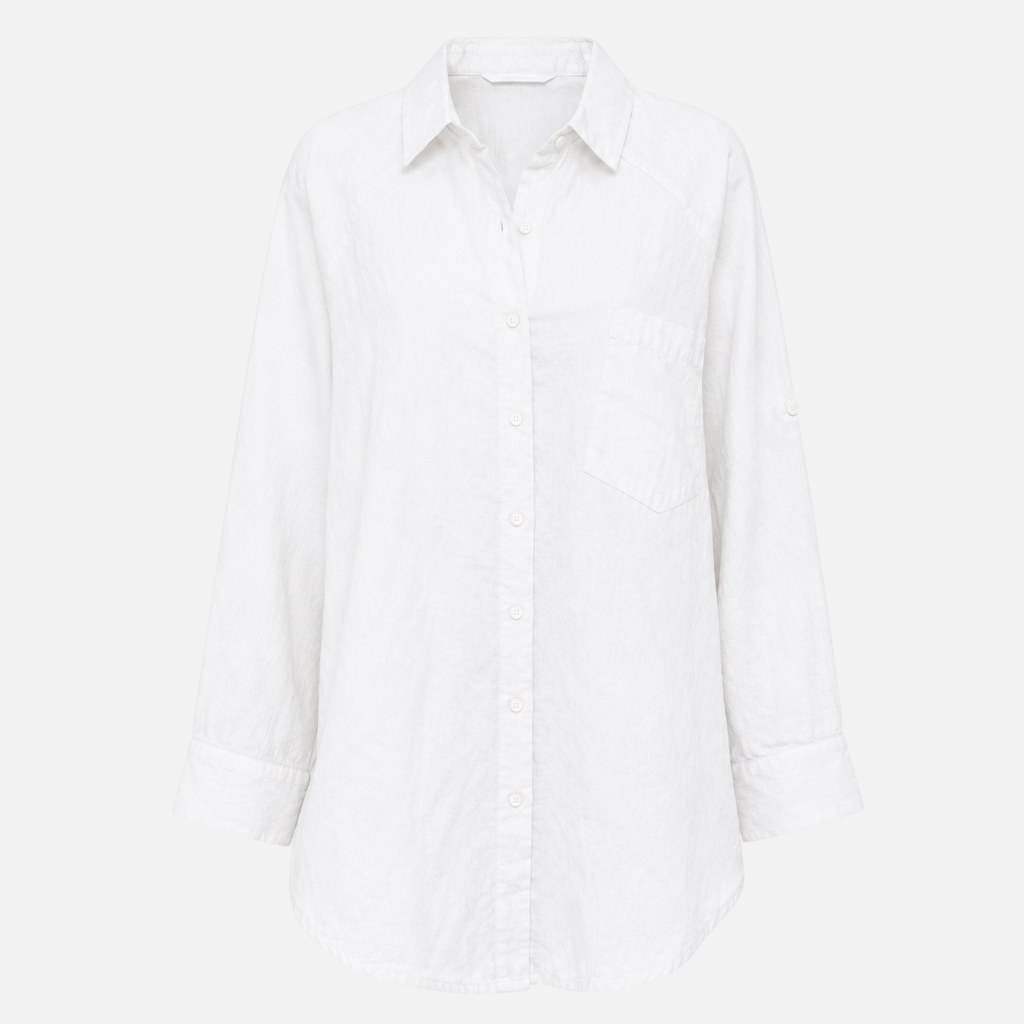 Valeniri | Women's Oversized Linen Shirt Classic Button-Up Long Sleeve