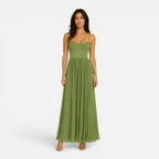 Valeniri | Women's Corset Dress Sleeveless Slim Fit Backless Midi Dress