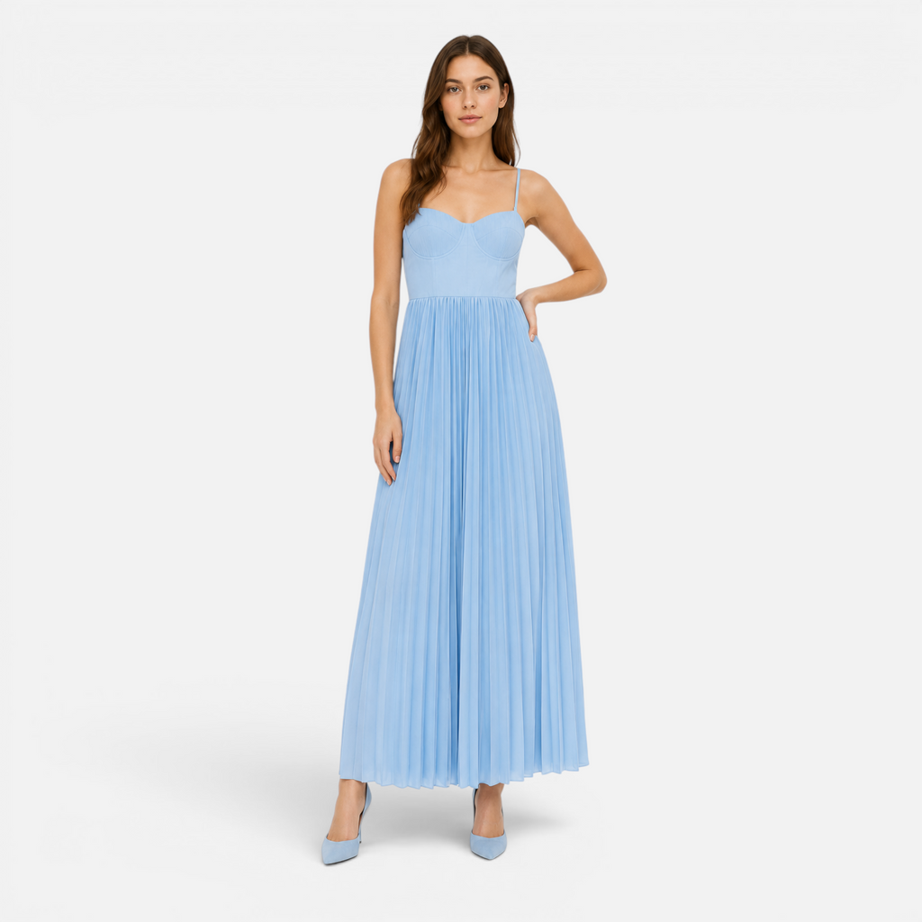 Valeniri | Women's Corset Dress Sleeveless Slim Fit Backless Midi Dress