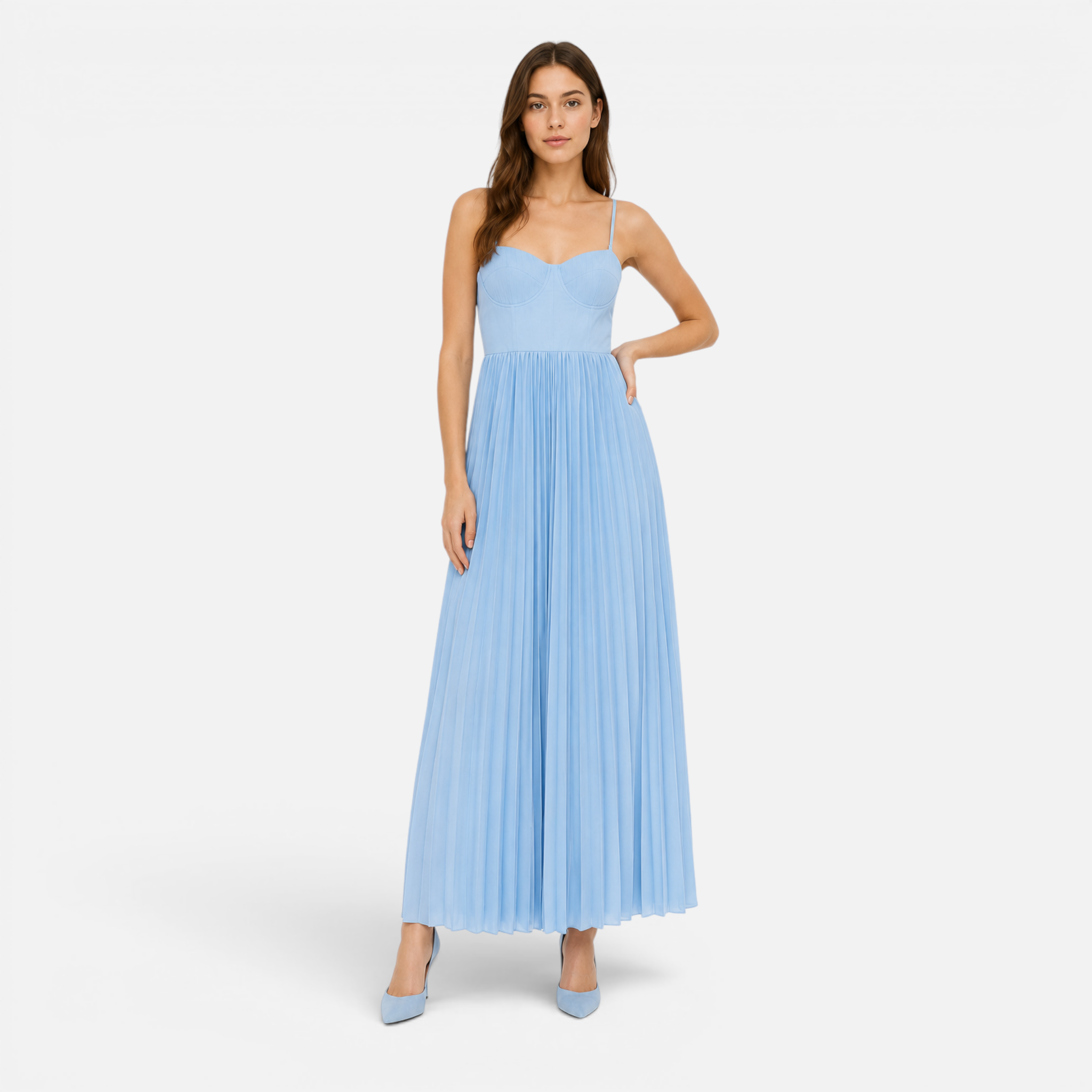 Valeniri | Women's Corset Dress Sleeveless Slim Fit Backless Midi Dress