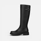 Valeniri | Women's Classic Knee High Buckle Riding Boots