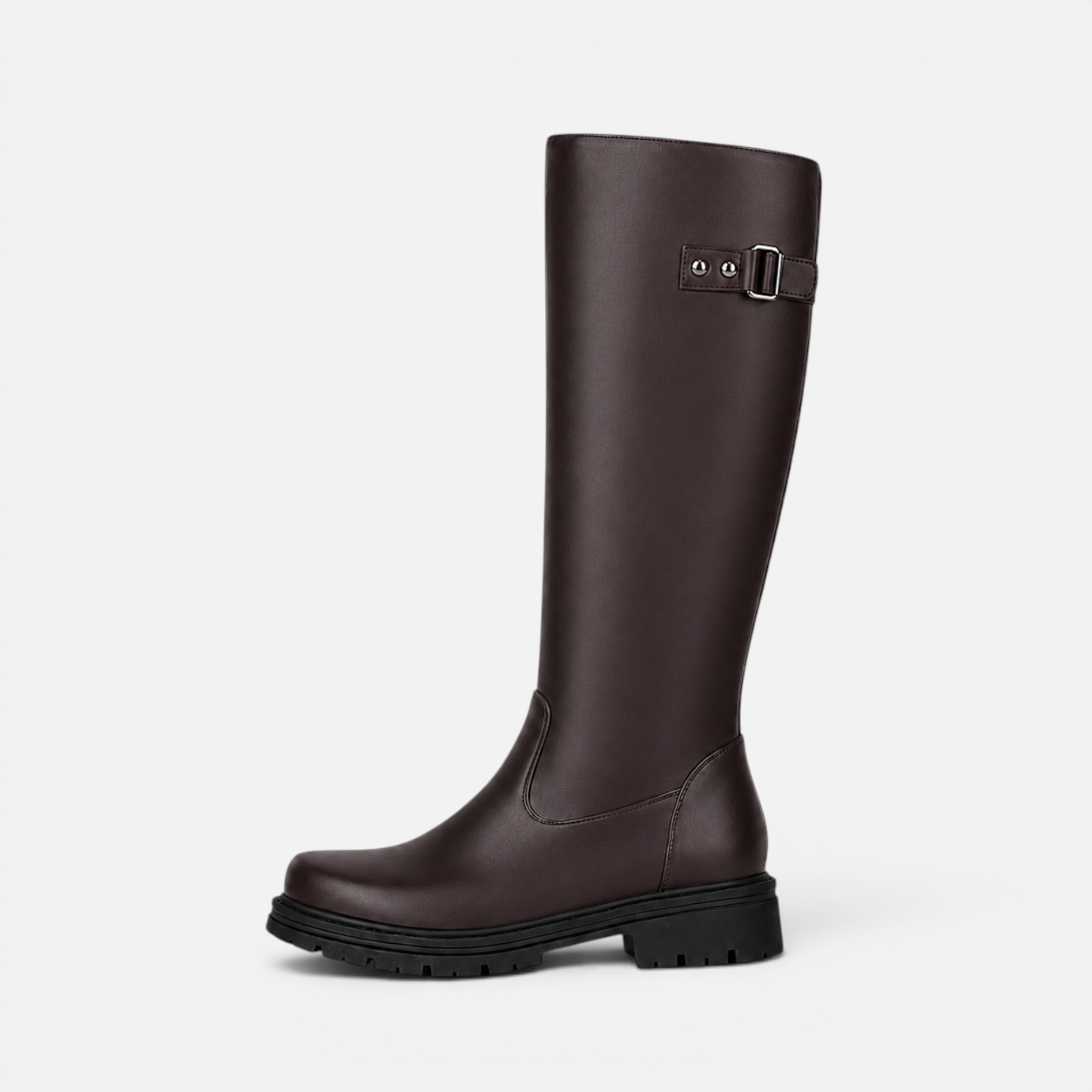 Valeniri | Women's Classic Knee High Buckle Riding Boots