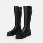 Valeniri | Women's Classic Knee High Buckle Riding Boots