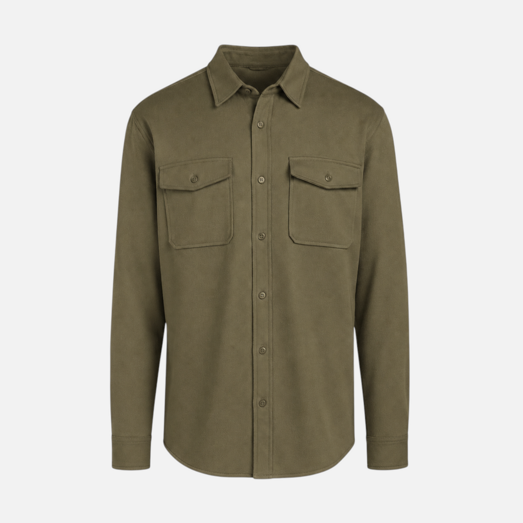 Valeniri | Men's Cotton Long Sleeve Workwear Shirt – Relaxed Fit
