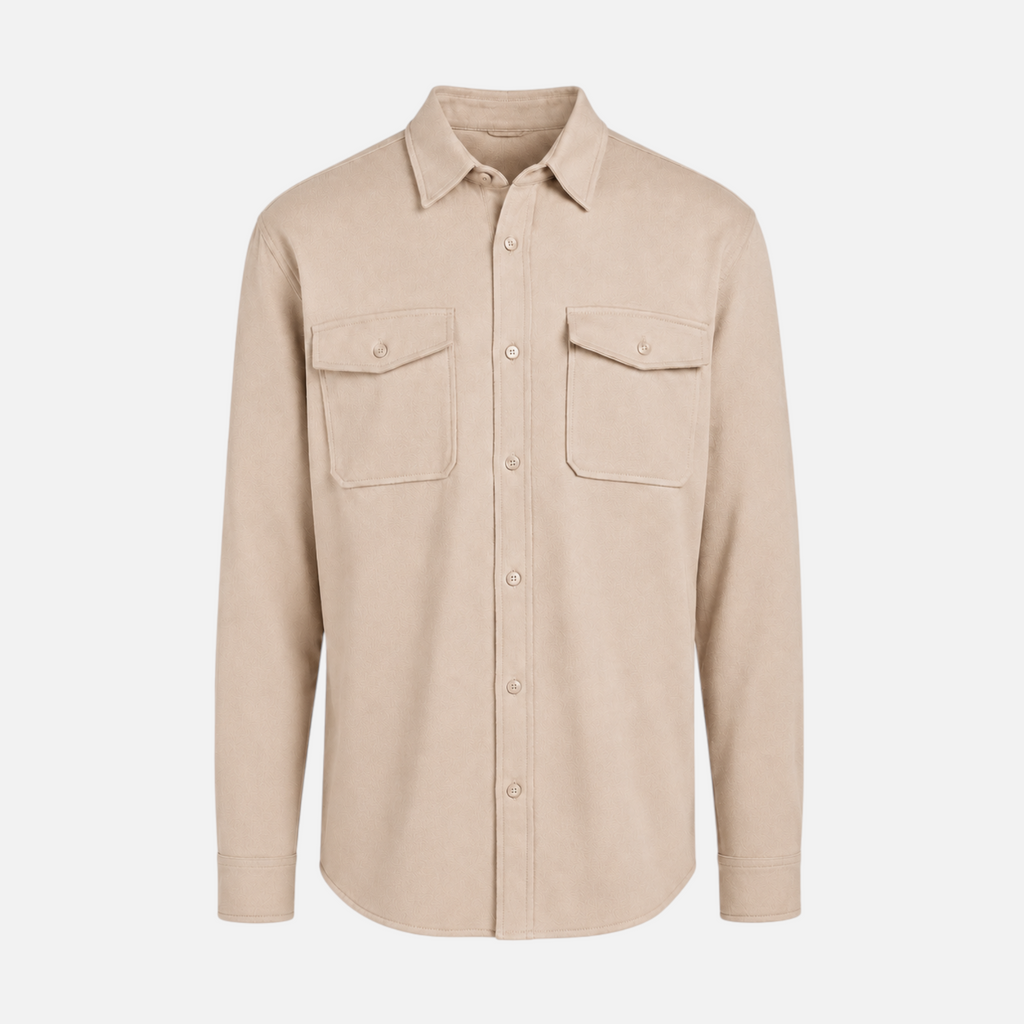 Valeniri | Men's Cotton Long Sleeve Workwear Shirt – Relaxed Fit