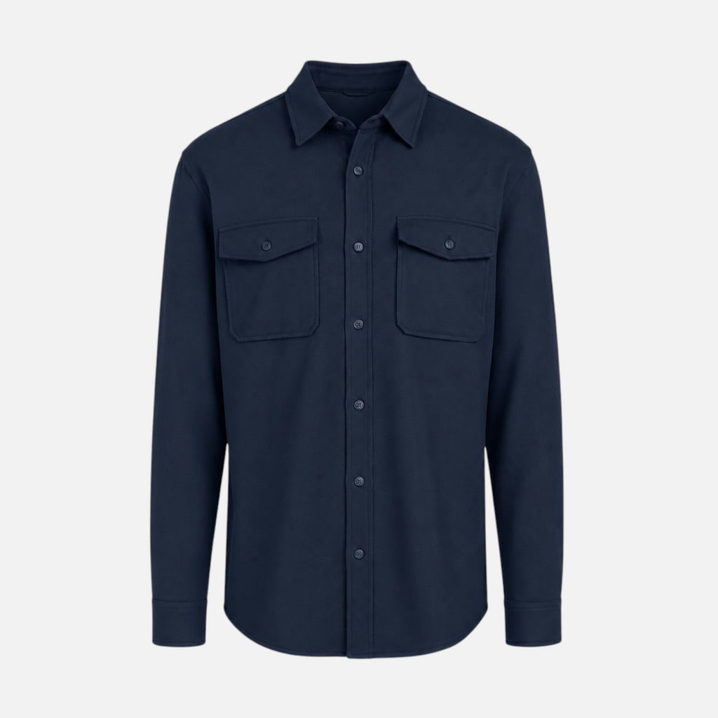 Valeniri | Men's Cotton Long Sleeve Workwear Shirt – Relaxed Fit