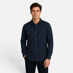 Valeniri | Men's Cotton Long Sleeve Workwear Shirt – Relaxed Fit