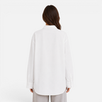 Valeniri | Women's Oversized Linen Shirt Classic Button-Up Long Sleeve