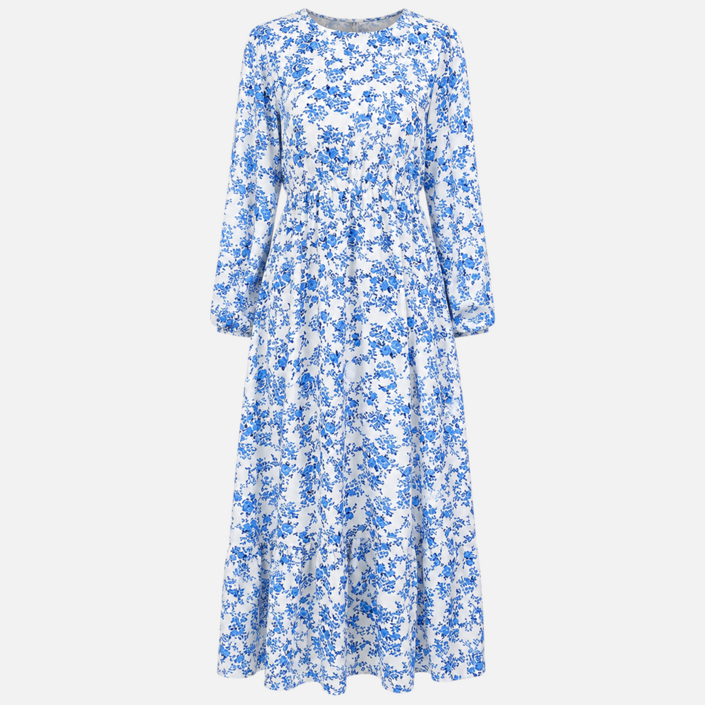 Valeniri | Women's Long Sleeve Ruffle Dress Elegant Casual Outfit