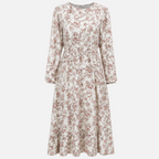 Valeniri | Women's Long Sleeve Ruffle Dress Elegant Casual Outfit