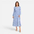 Valeniri | Women's Long Sleeve Ruffle Dress Elegant Casual Outfit