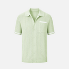 Valeniri | Men's Casual Shirt Breathable Knit Resort Wear