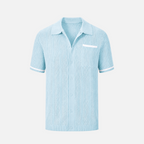 Valeniri | Men's Casual Shirt Breathable Knit Resort Wear