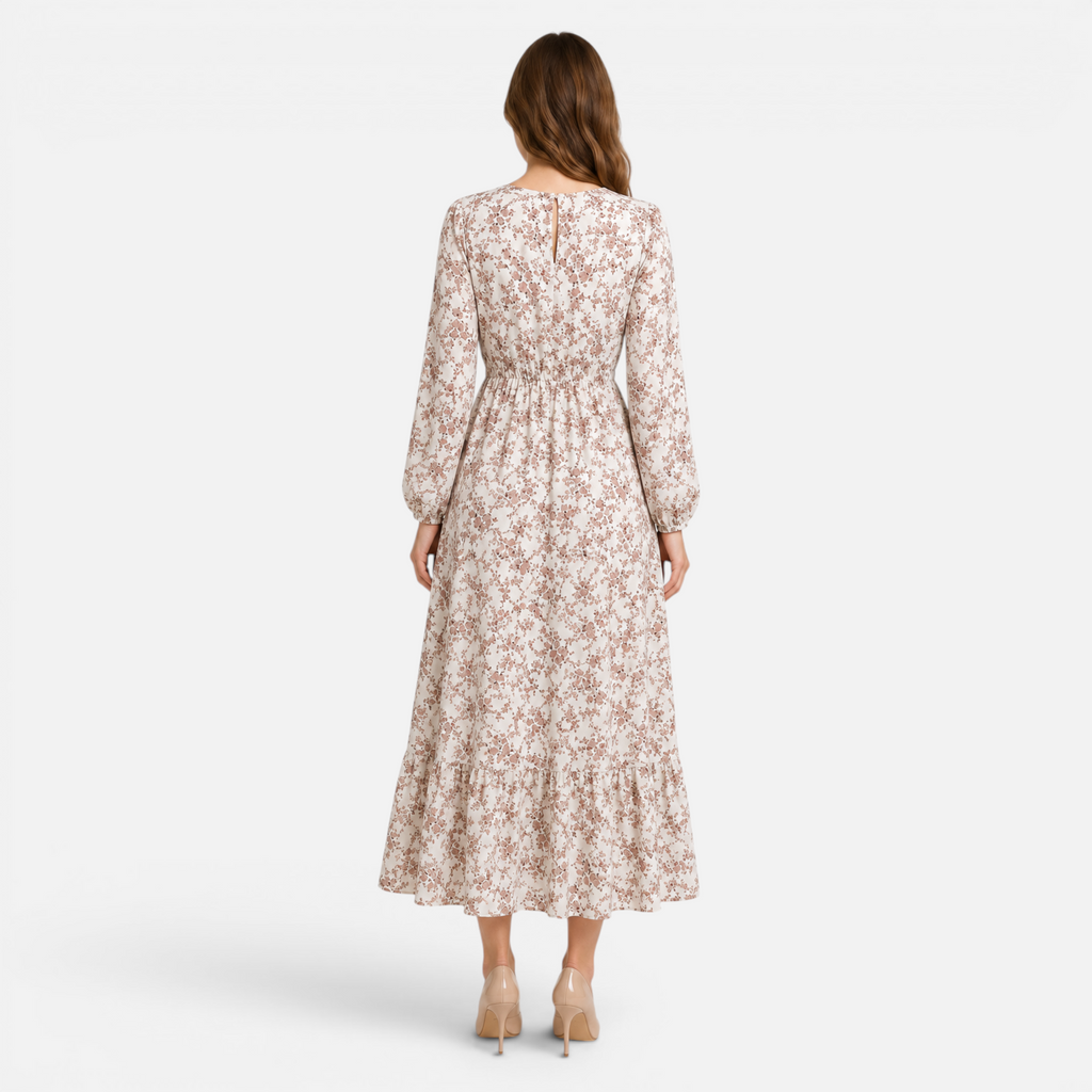 Valeniri | Women's Long Sleeve Ruffle Dress Elegant Casual Outfit