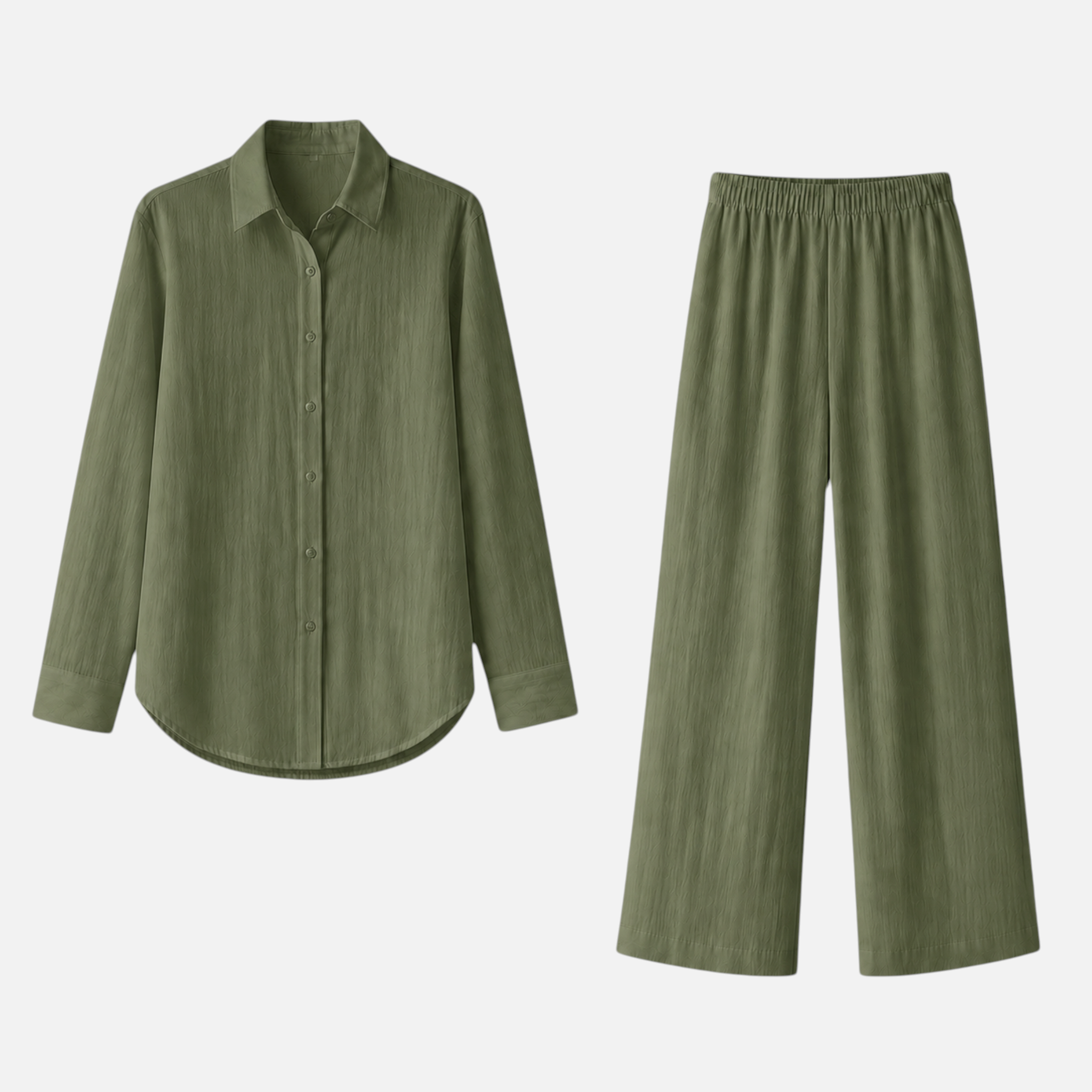 Valeniri | Women's Resort Cotton Linen Top and Pants Set Loose Fit