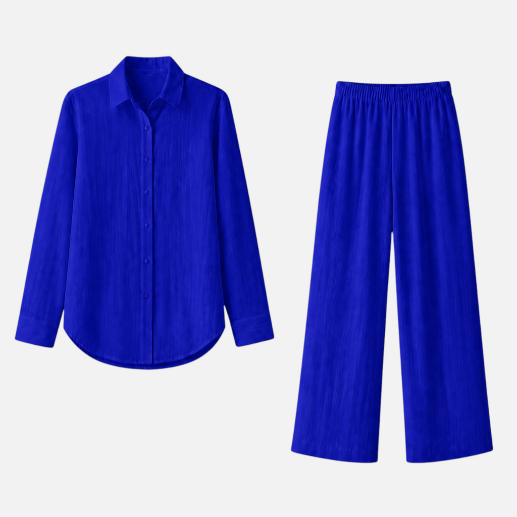 Valeniri | Women's Resort Cotton Linen Top and Pants Set Loose Fit