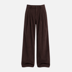 Valeniri | Women's Corduroy Trousers Relaxed Fit Wide Leg Casual Pants