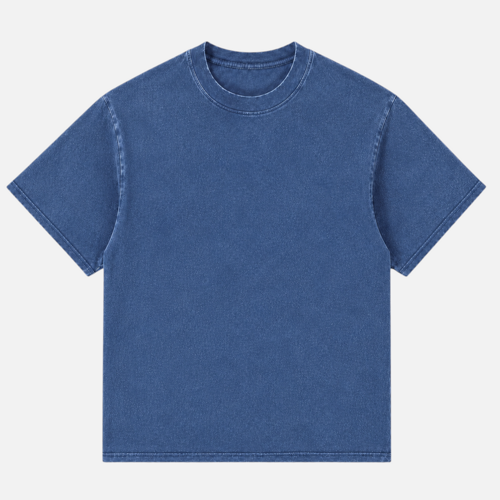 Valeniri | Men's Boxy T-Shirt Relaxed Fit Cotton Crew Neck
