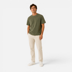 Valeniri | Men's Boxy T-Shirt Relaxed Fit Cotton Crew Neck