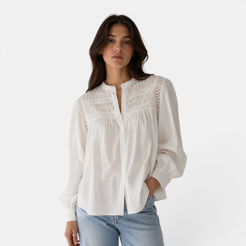 Valeniri | Women's Long Sleeve Linen Shirt Classic Casual Top