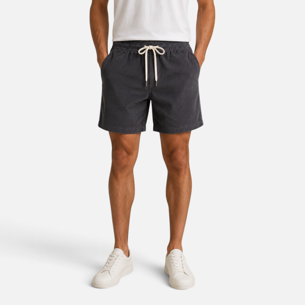 Valeniri | Men's Corduroy Shorts – Cotton Casual Classic Fit