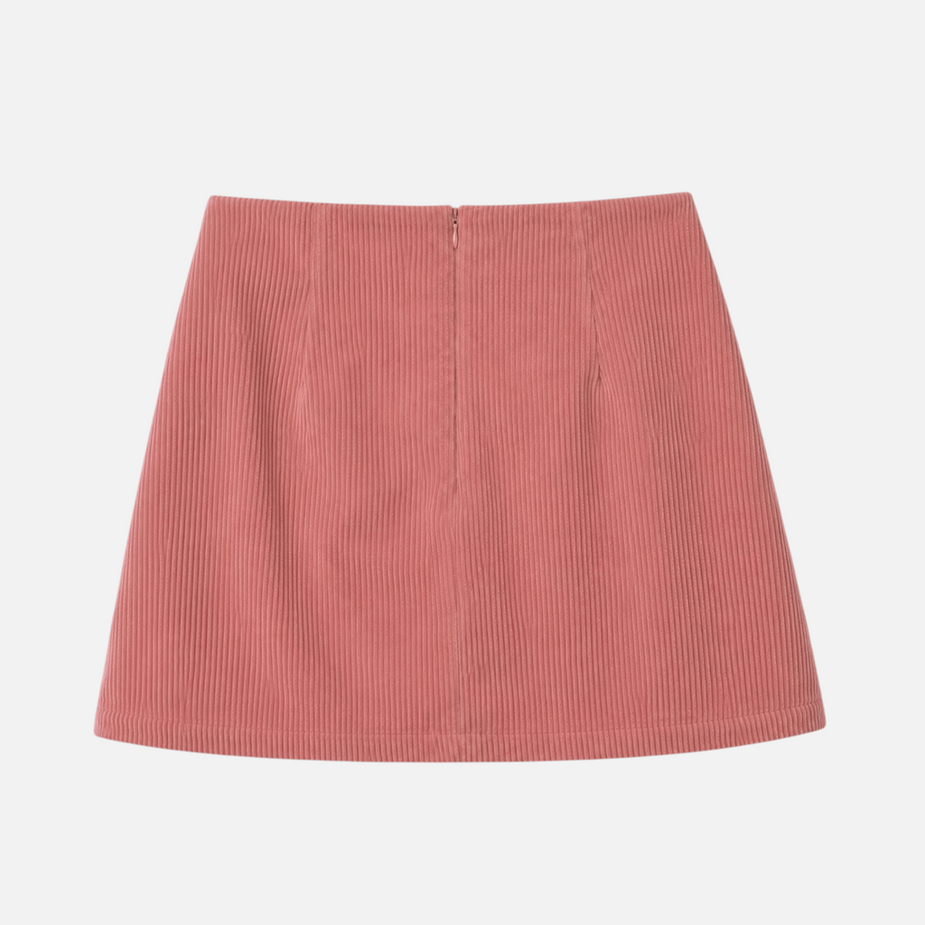 Valeniri | Women's Corduroy A-Line Skirt Classic High Waist Casual
