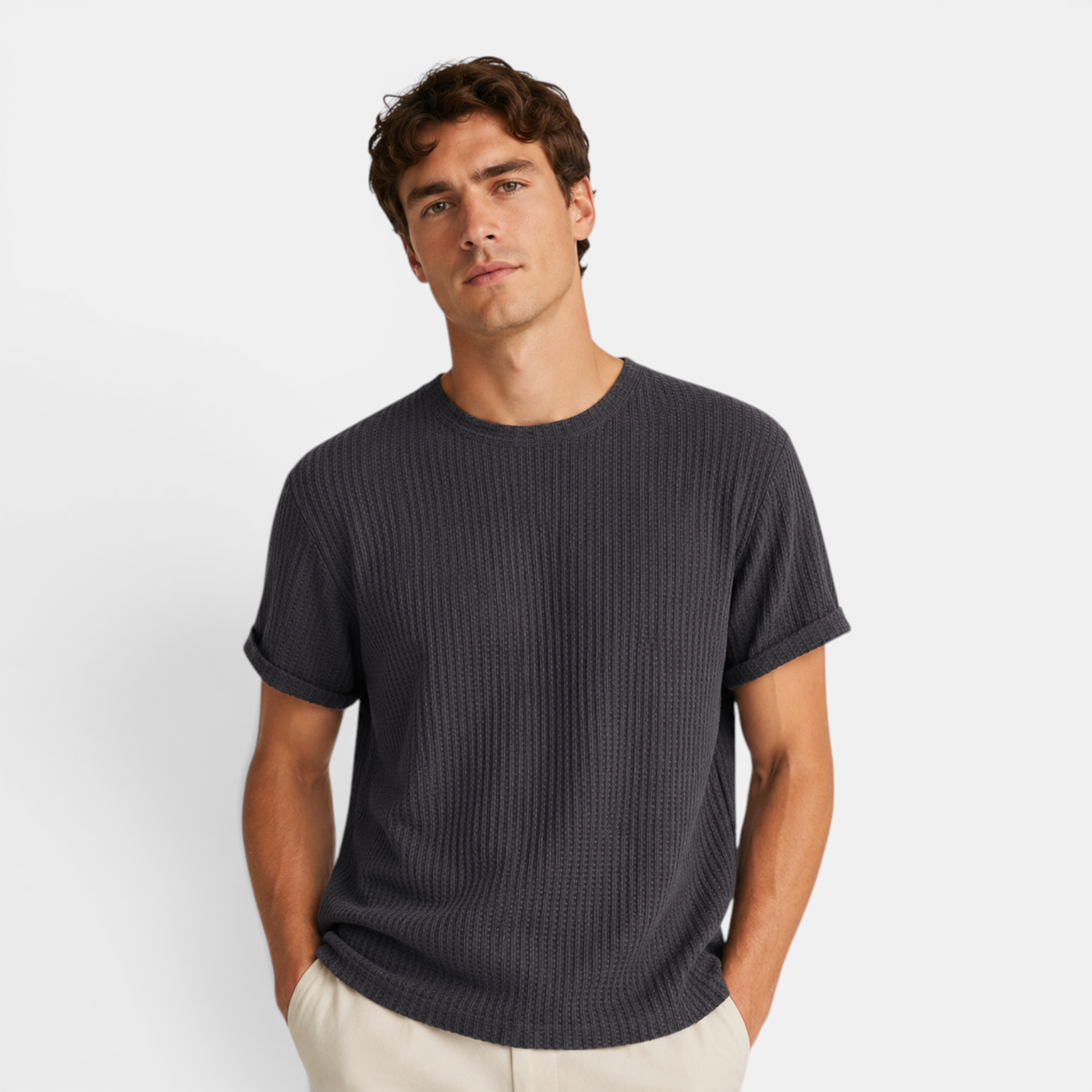 Valeniri | Men's Cotton T-Shirt Classic Crew Neck Short Sleeve