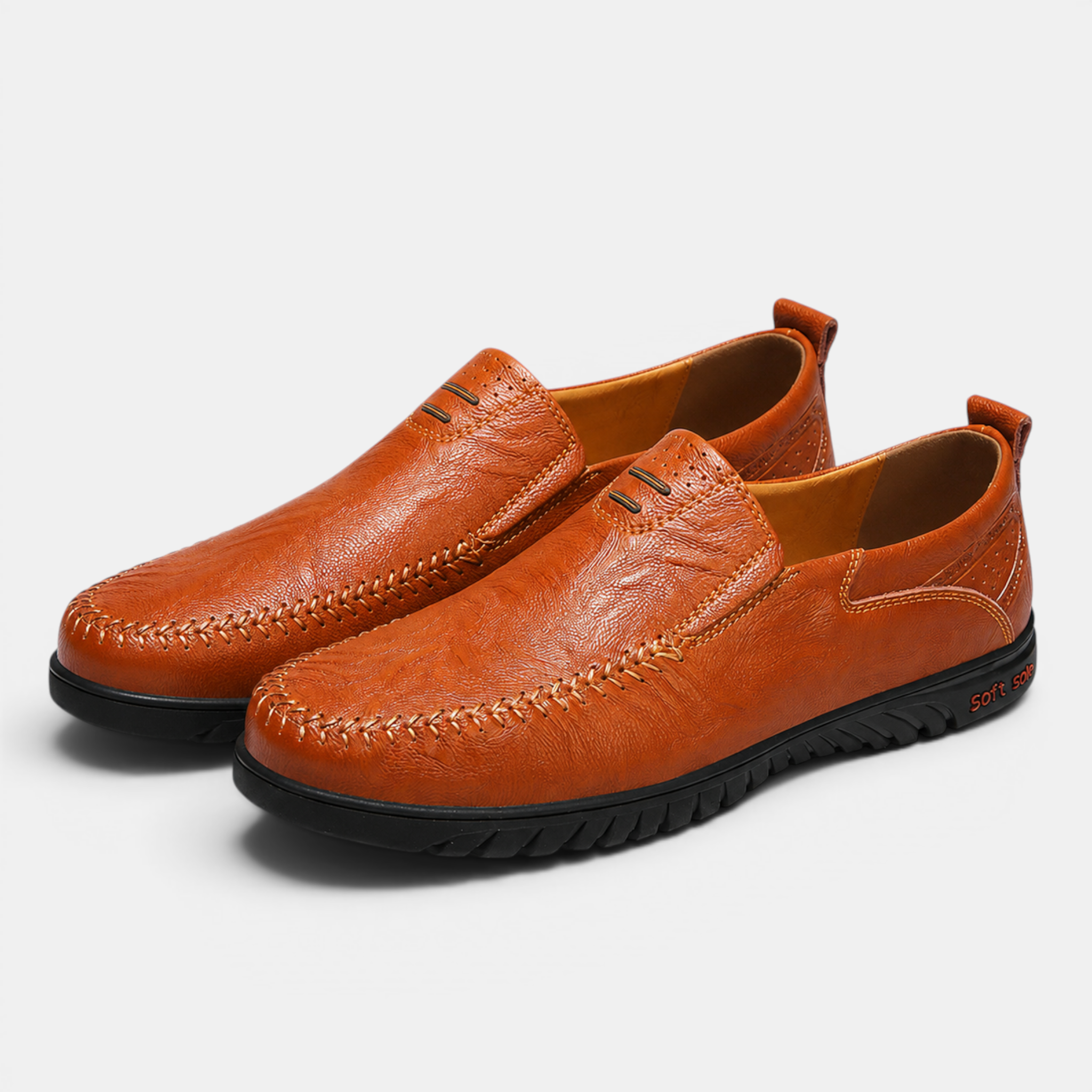 Valeniri | Men's Breathable Leather Loafers Casual Slip-On Comfort Shoes
