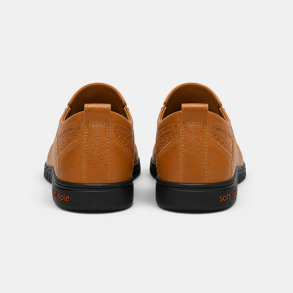 Valeniri | Men's Breathable Leather Loafers Casual Slip-On Comfort Shoes
